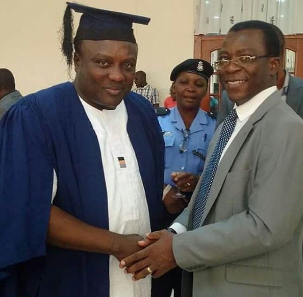 Saheed Osupa at the matriculation ceremony in University of Ibadan