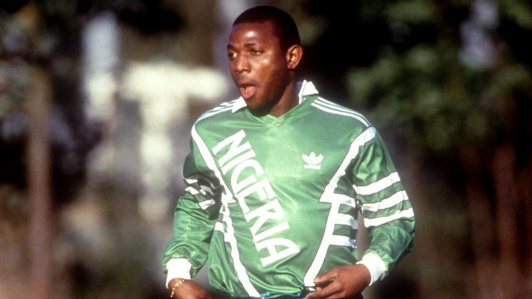 He was captain of the Super Eagles to the 1994 Nations Cup in Tunisia