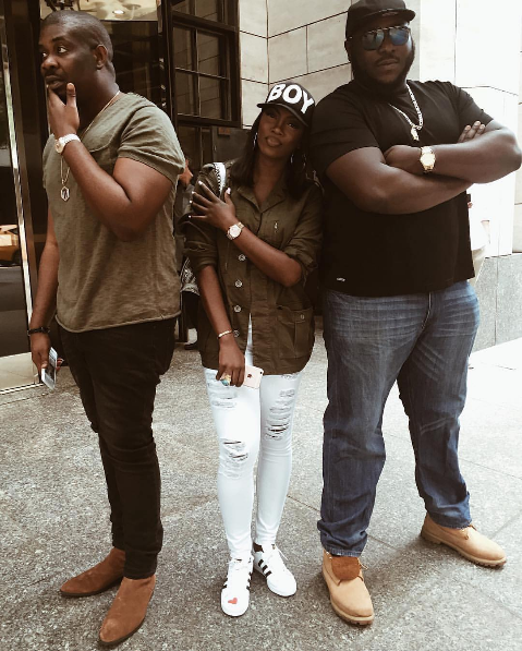 Don Jazzy, Tiwa and DJ BigN