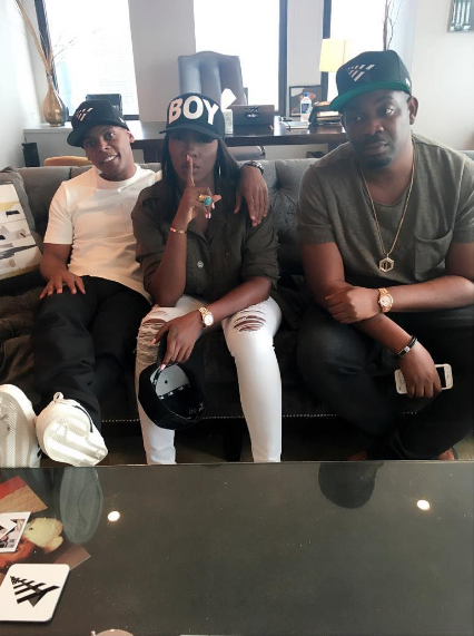 Tiwa and Don Jazzy