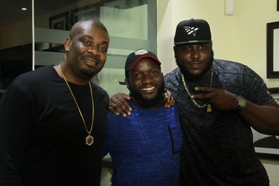 Don Jazzy, Dj Obi and Dj Big N.