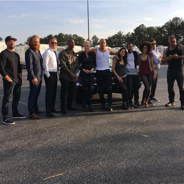 Vin Diesel shared a picture of the crew on his Instagram page a few days ago
