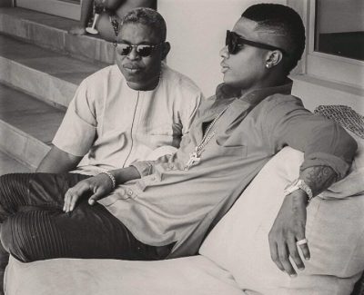 Wizkid and his manager, Sunday Are.