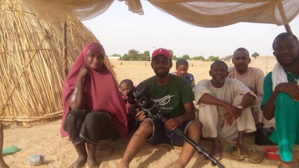 Joel Benson in Kano in May. Photo:Facebook