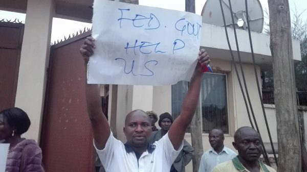 A Staff with placard 2
