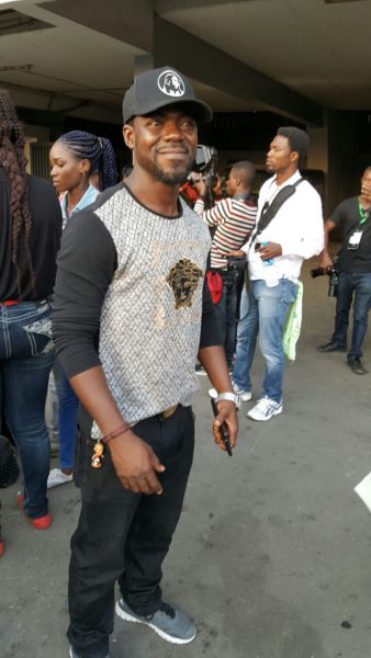 Bukky Ajayi's son, Abounce attends OJB's wake keep