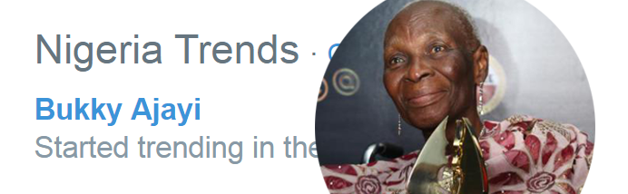 Bukky Ajayi tops Twitter trend