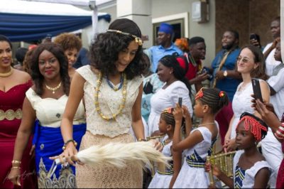Official Photos from Actress Sonia Ibrahim and Collins Taabazuing Gorgeous Traditional Wedding 11