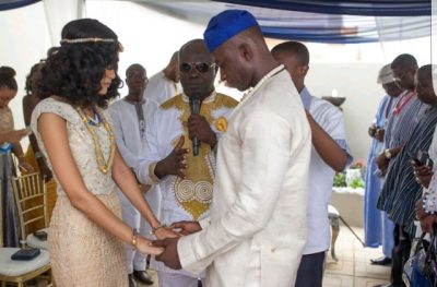 Official Photos from Actress Sonia Ibrahim and Collins Taabazuing Gorgeous Traditional Wedding 12