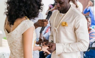 Official Photos from Actress Sonia Ibrahim and Collins Taabazuing Gorgeous Traditional Wedding 26