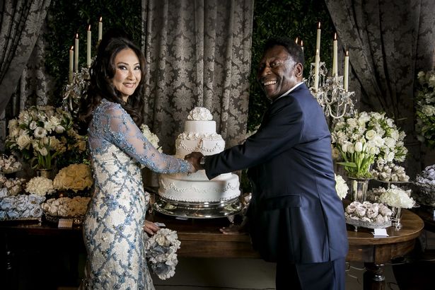 Pele and Wife, Marcia Cibele Aoki_ Thenetng