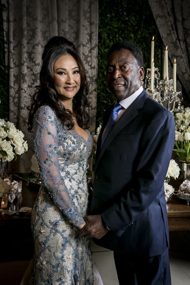 Pele and Wife, Marcia Cibele Aoki_ Thenetng