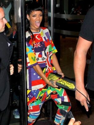 Rihanna clutch