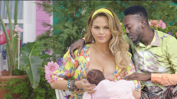 Adekunle Gold and Chrissy Teigen