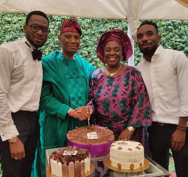 The ring on his finger in this photo has been a part of his fashion ensemble recently.