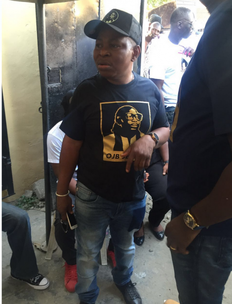 Wizkid's manager, Sunday Are.