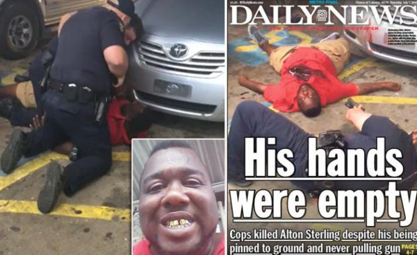 Cynthia Morgan writes on the point blank killing of a black man, Alton Sterling who was shot by police in Louisiana.