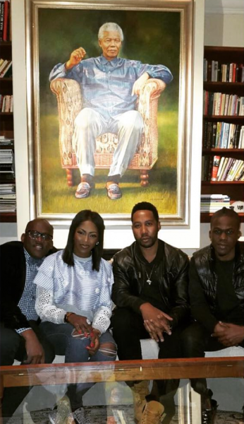 Tiwa Savage and Ndaba Mandela