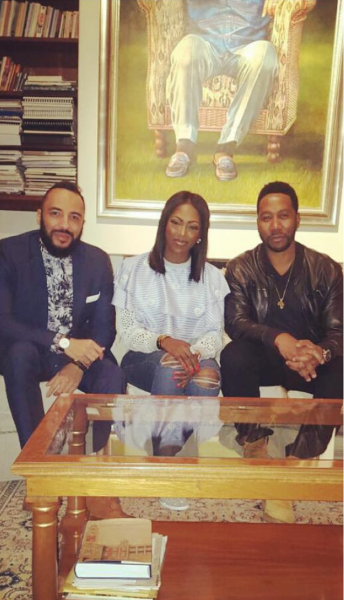 Tiwa Savage and Ndaba Mandela