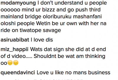 Tiwa Savage's Pyramid sign that's got everyone talking.
