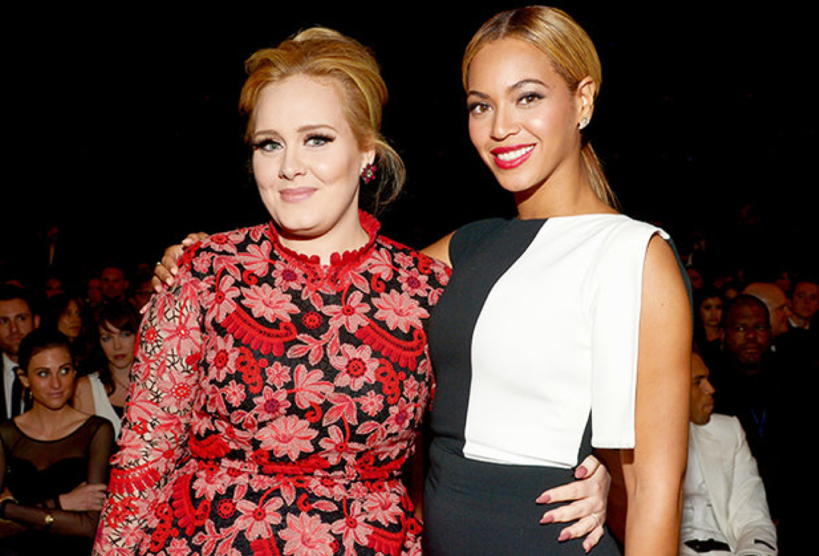 Adele loses out to Beyonce at the 2016 MTV VMAs. Credit: AP
