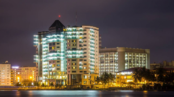 A view of Lagos at night. Photo: Ed Ace.