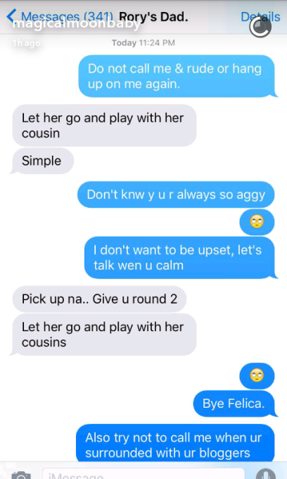 Davido and Sophia Momodu text rants