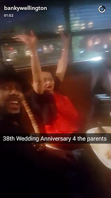 Banky W's parents celebrate 38th wedding anniversary