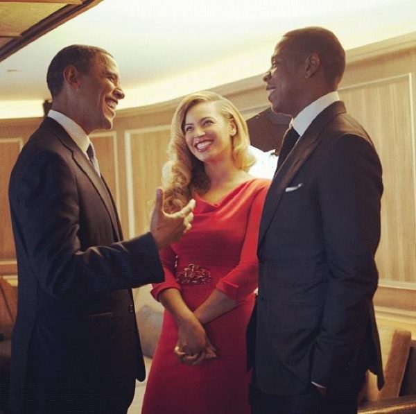 obama, beyonce, jay z