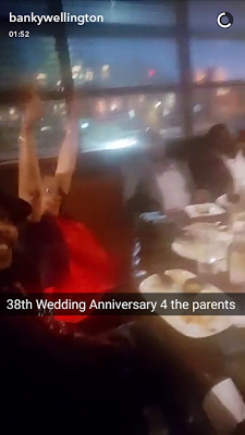 Banky W's parents celebrate 38th wedding anniversary