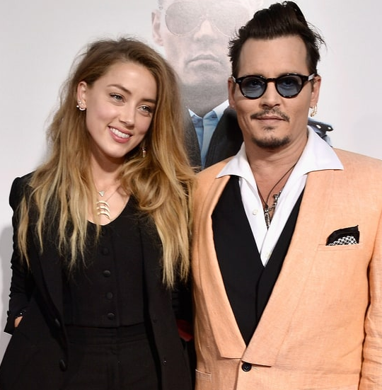 Amber Heard and Johnny Depp