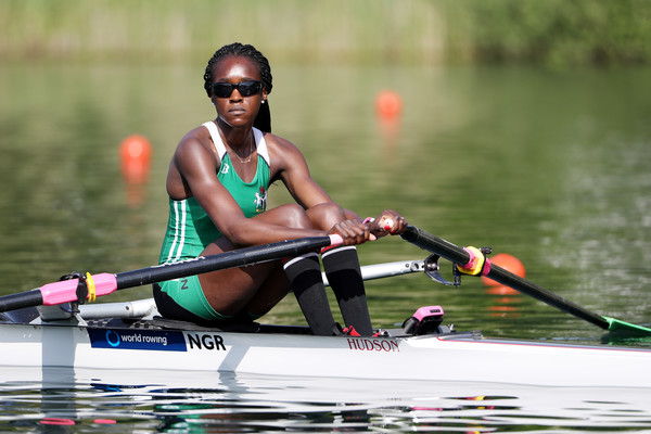 Chierika Ukogu came fifth in the quarter-finals of the boat rowing event at the Rio 2016 games. Credit: AP