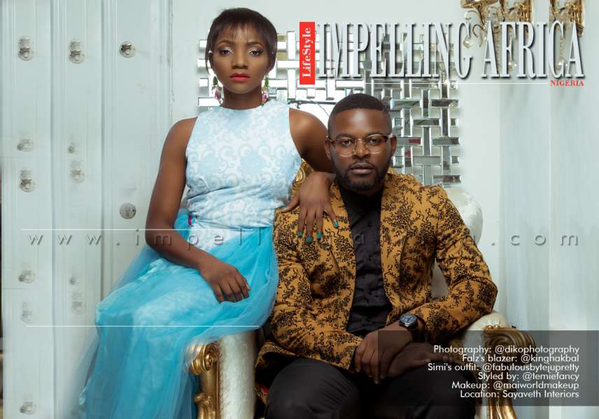 Falz and Simi cover Impelling Africa Magazine