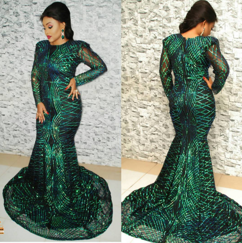 Mercy-Aigbe-Stuns-In-Green-Outfit-As-She-Host-City-People-Awards-Photos-1