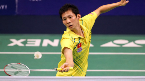 Nguyễn Tiến Minh won bronze medal at the World Badminton Championship in 2013. Credit: Getty Images