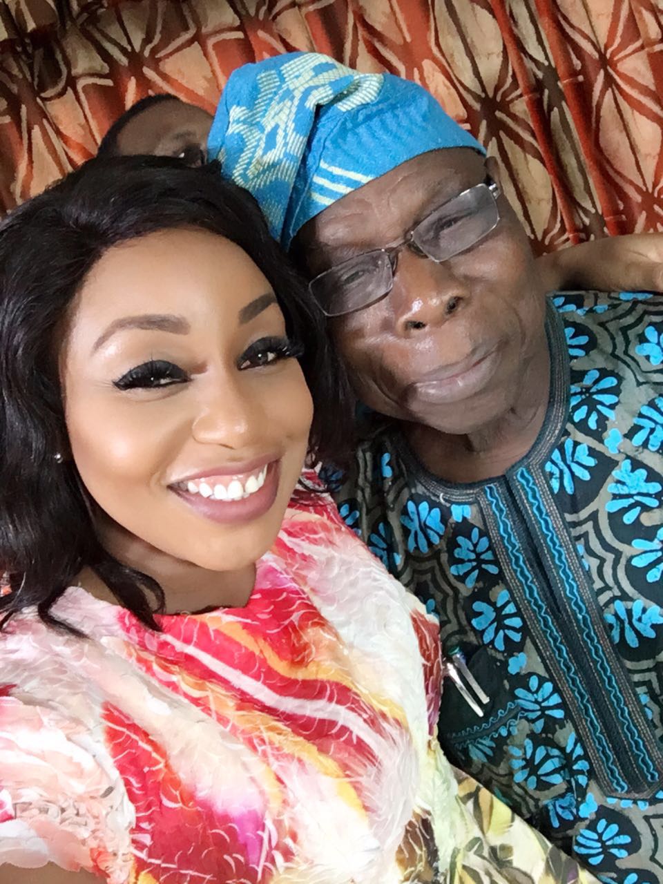 Olusegun Obasanjo and Rita Dominic