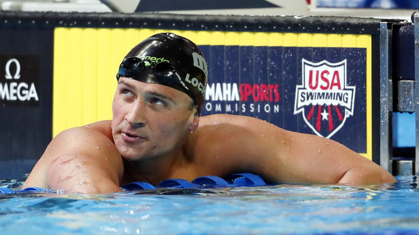 Lochte finished in 5th place in the Men's 200 m individual medley. Credit: AP