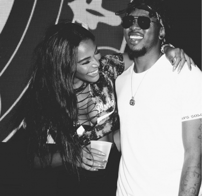 Runtown and Monifa Jensen