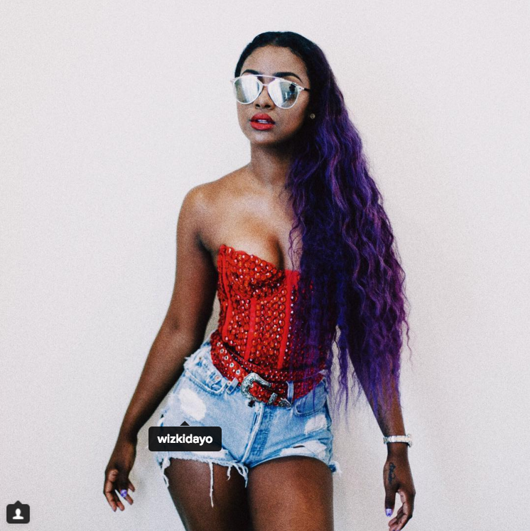 And recently she just tagged her boo Wizkid to one of her pictures