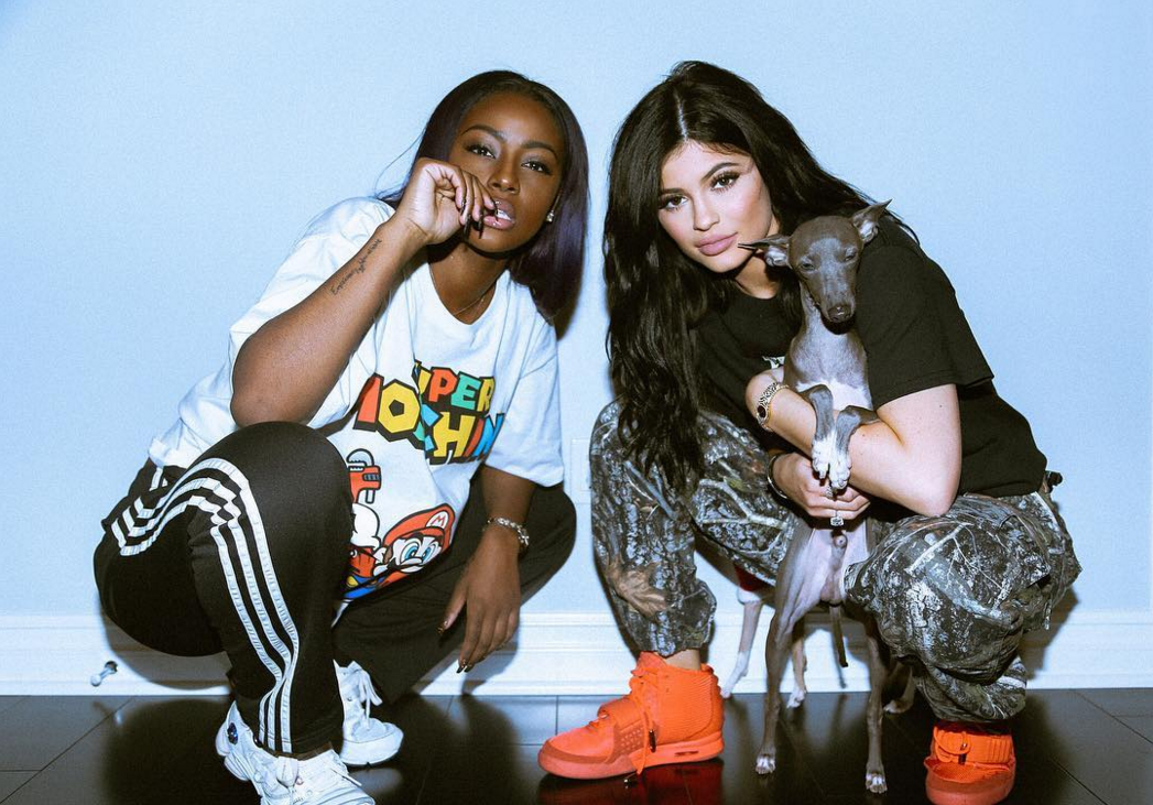 Justine Skye and Kylie Jenner