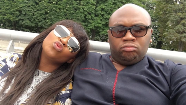 Mary and her husband, Jason holidaying in Europe
