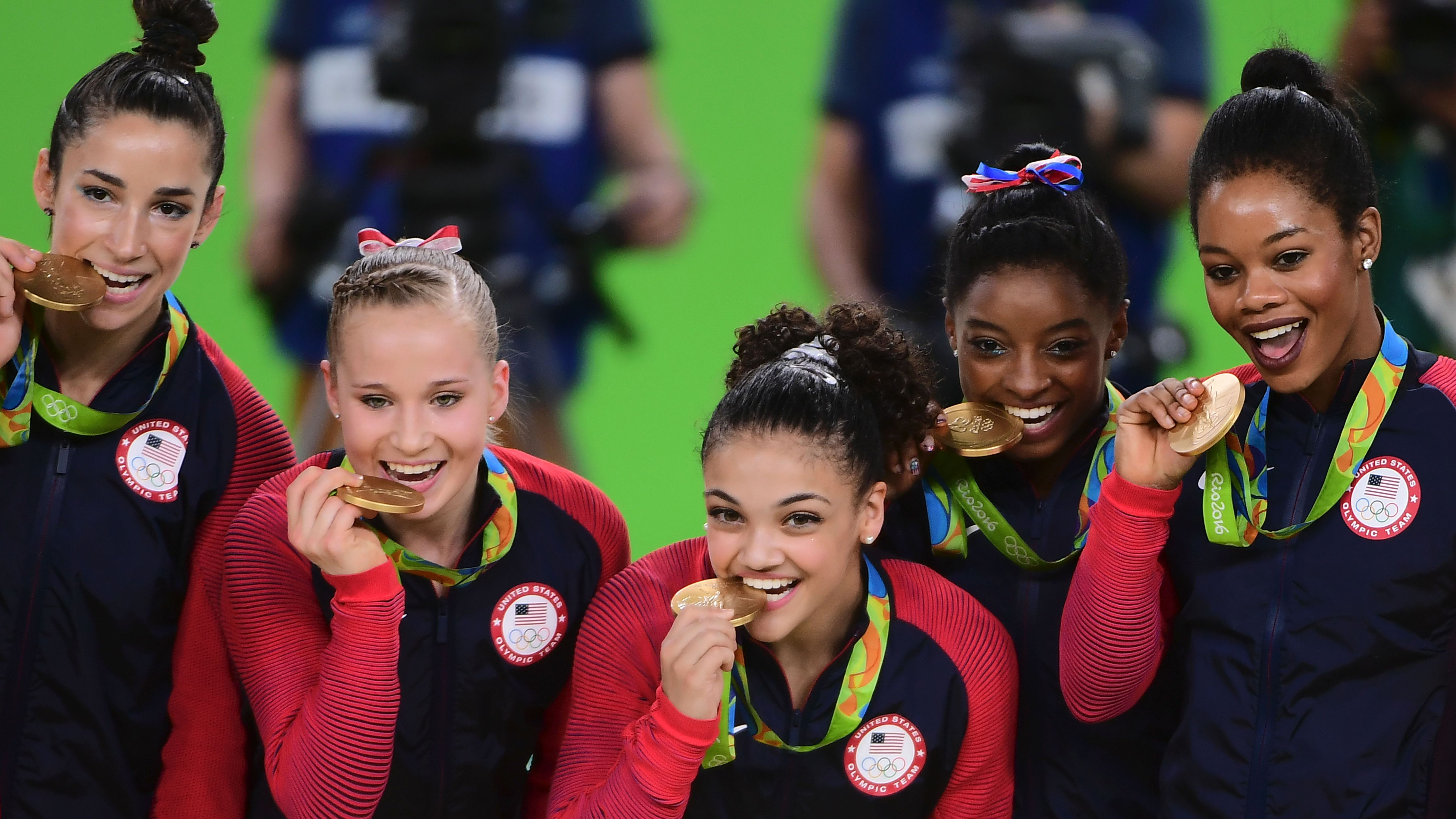 USA Women's Gymnastics Team Wins Gold Medal at Rio Olympics 2016
