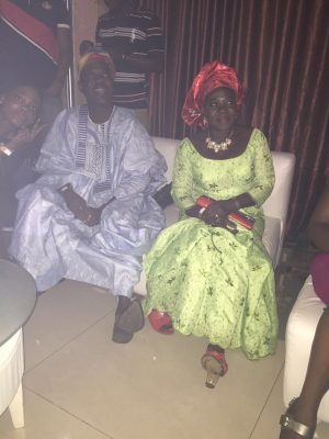 Mr and Mrs Kosoko (Adekunle Gold's parent)