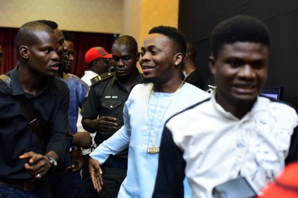 Olamide arriving for Adekunle Gold's album listening party