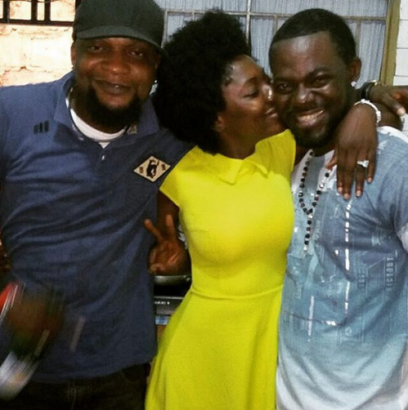 Jazzman Olofin celebrated with Yvonne Jegede and Abounce on their engagement