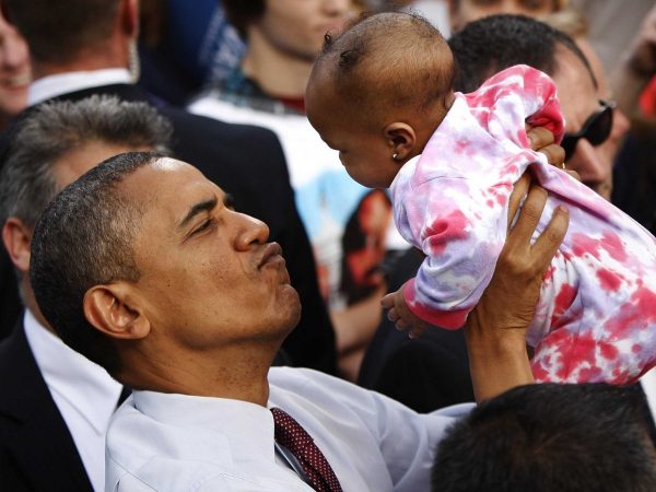 Obama and baby