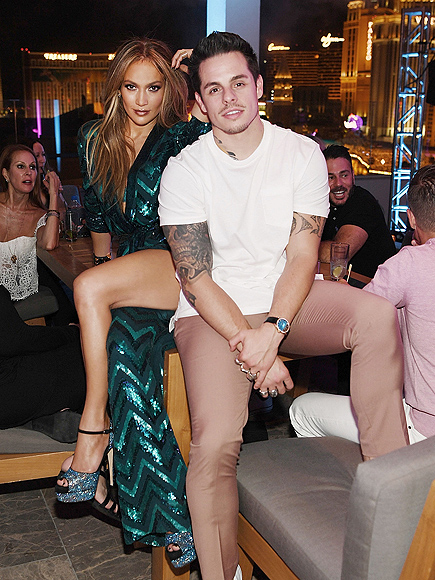 Jennifer Lopez and Casper Smart. Photo:Denise Truscello/WireImage