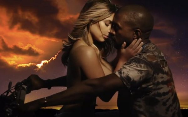 A naked Kim in Kanye's 'Bound 2' video