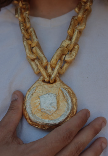 Nipsey Hussle's smoke-ready chain. Photo:TMZ