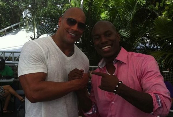 The Rock and Tyrese